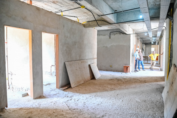 Visita nas Obras do CRAS e US do Bairro Grande Vitória