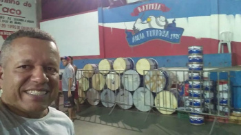 O guarda de Vitória Erickson Barbosa já tocou até na Bateria da Boa Vista