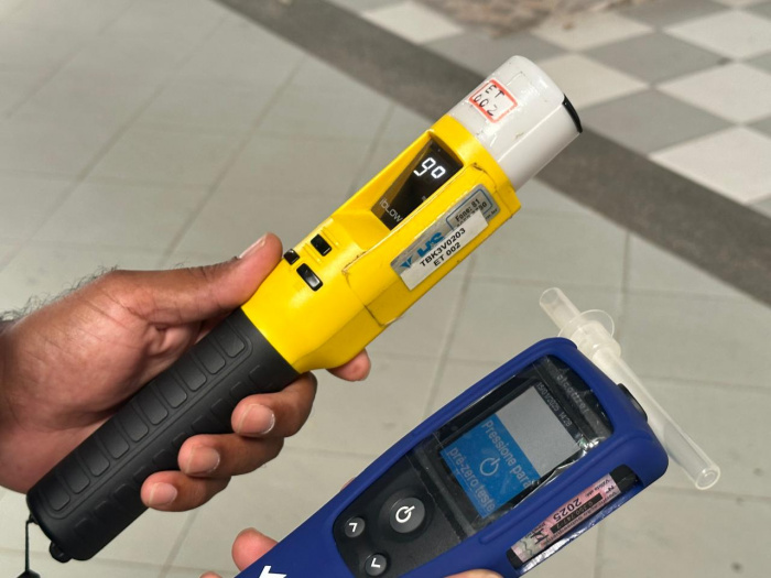 Etilômetro ativo e passivo da Guarda Civil Municipal de Vitória