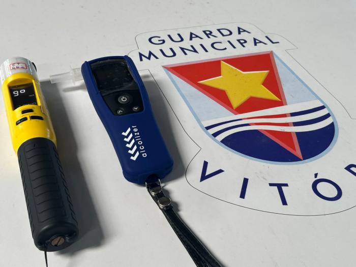 Etilômetro ativo e passivo da Guarda Civil Municipal de Vitória
