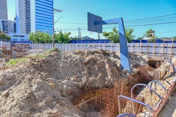 Visita Técnica às Obras de Cobertura da Quadra Poliesportiva da Praia do Suá