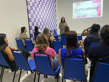 Mês da Mulher: mulheres do efetivo da Guarda de Vitória participam de café e palestra