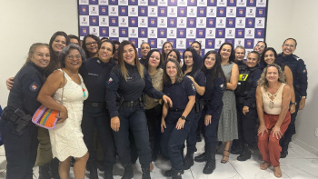 Mês da Mulher: mulheres do efetivo da Guarda de Vitória participam de café e palestra