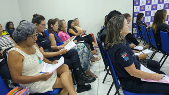 Mês da Mulher: mulheres do efetivo da Guarda de Vitória participam de café e palestra