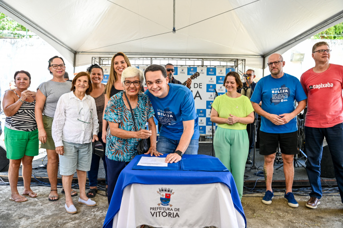 Ordem de Serviço para reforma e implantação da Cozinha Comunitária de São Pedro, chamada “Casa Azul