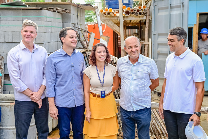 Visita técnica às obras de ampliação da UBS de Jardim Camburi