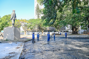 Visita Técnica às Obras de Reurbanização da Praça Getúlio Vargas