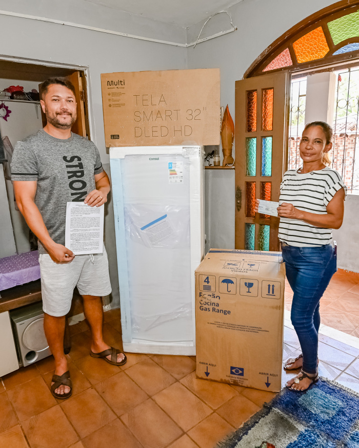 Entrega do Bônus Moradia no Bairro Itararé