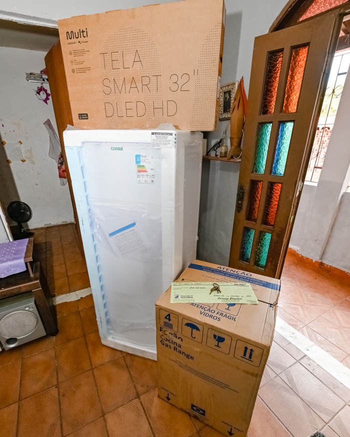 Entrega do Bônus Moradia no Bairro Itararé
