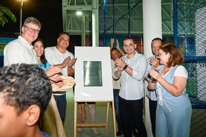 Entrega da Cobertura da quadra da Emef Custódia Dias Campos