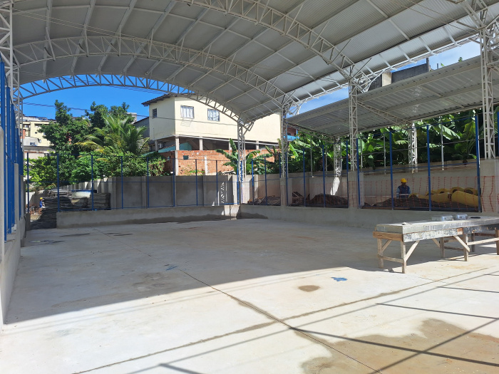 Obras avançadas na EMEF Ronaldo Soares, em Resistência