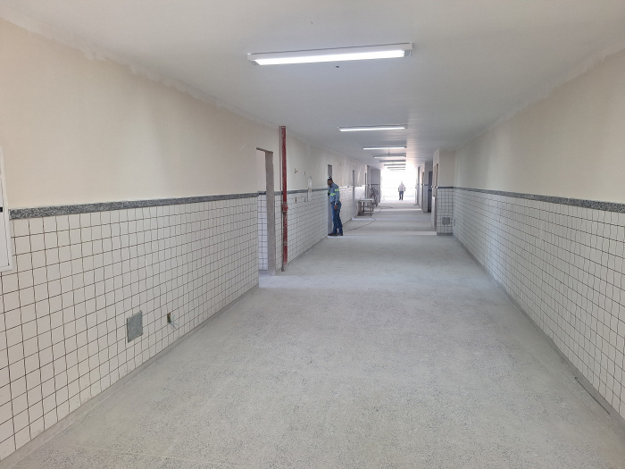 Obras avançadas na EMEF Ronaldo Soares, em Resistência