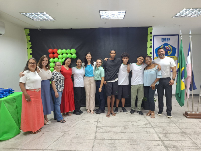 Aula inaugural do Pré-Ifes na EMEF Ceciliano Abel de Almeida