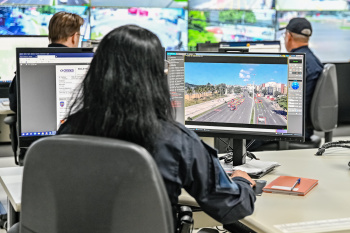 Videomonitoramento no CIOM - Centro Integrado de Operação e Monitoramento