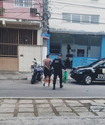 Ladrão furta tubulação, foge de ônibus, mas acaba detido pela Guarda de Vitória