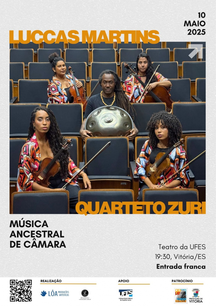 O concerto recebe patrocínio da Lei Rubem Braga.