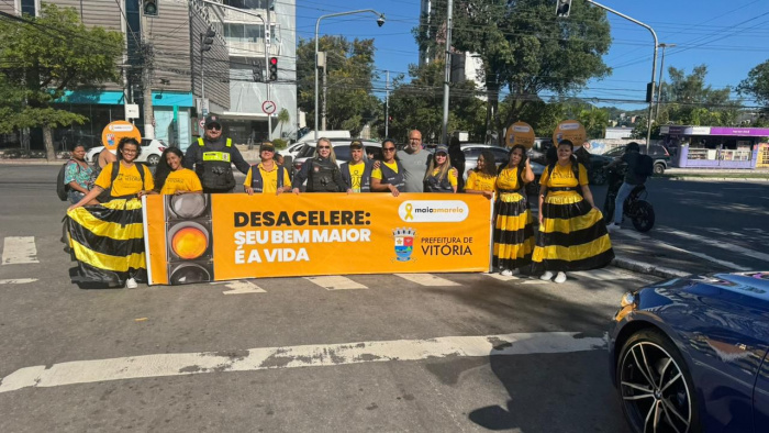 Ação de educação para o trânsito da Setran