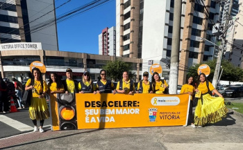 Ação de educação para o trânsito da Setran