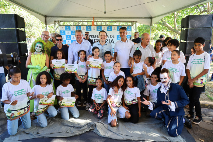 Entrega da reforma do Viveiro de mudas e Formatura dos Guariões Mirins