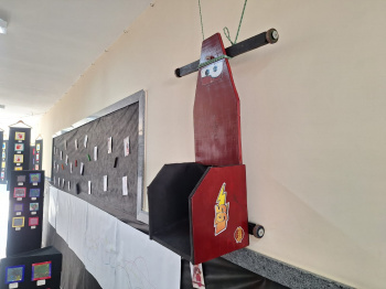 Crianças produzem mostra de arte e música em movimento no CMEI Jacy Alves Fraga, em Tabuazeiro