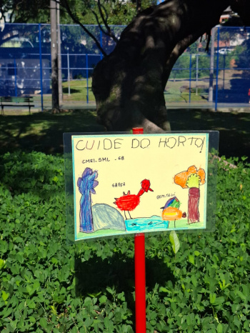 CMEI Sophia Musengny Loureiro promove ação no Horto de Maruípe no Dia Mundial do Meio Ambiente