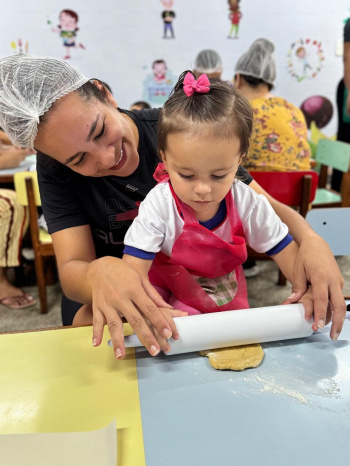 CMEI TI Silvanete celebra a Semana da Família com oficinas inspiradas nas regiões do Brasil