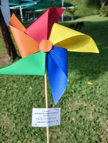 Ação de combate ao trabalho infantil no Horto de Maruípe