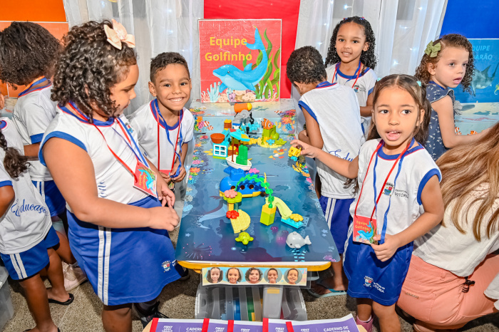 Celebração do Projeto Lego 2025 no CMEI Yolanda Lucas da Silva