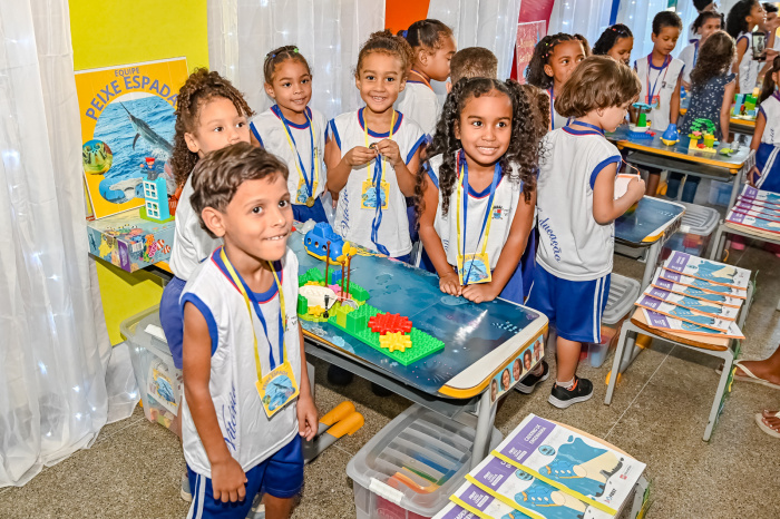Celebração do Projeto Lego 2025 no CMEI Yolanda Lucas da Silva