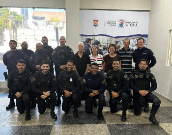 Transporte de Coração: família de transplantado visita a Guarda de Vitória e faz agradecimento