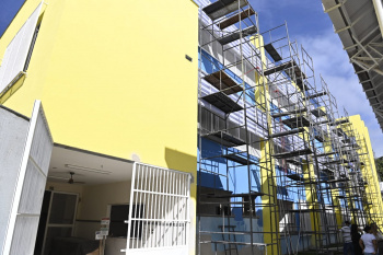 Visita às obras da Emef Ronaldo Soares