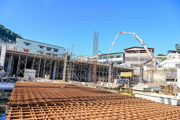 Visita Tecnica as Obras de Construção do reservatório da Macrodrenagem em Santa Tereza