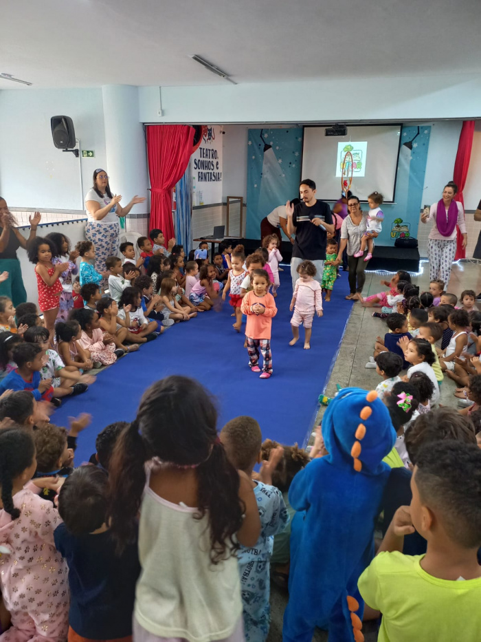 Festa do Pijama no CMEI Valdivia Antunes