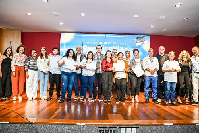 Solenidade de Formatura – Projetos Futuro Brilhante e Qualificavix