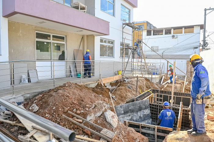 Visita nas Obras do CRAS de Itararé