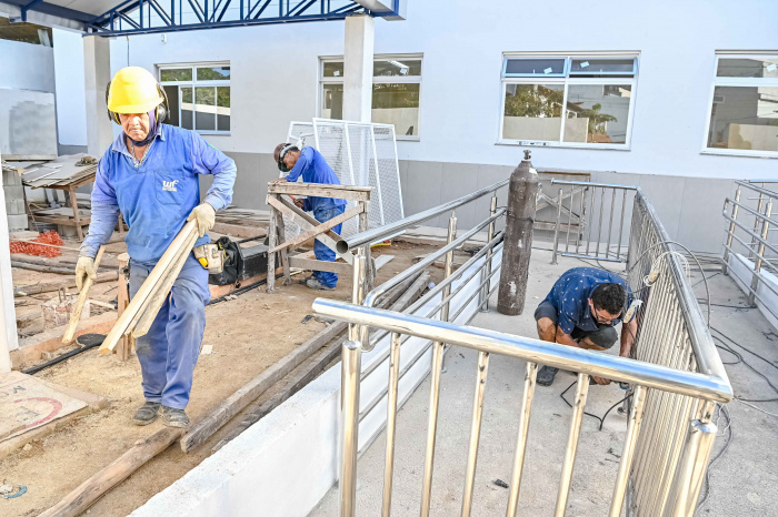 Visita nas Obras do CRAS de Itararé