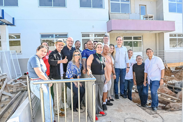 Visita nas Obras do CRAS de Itararé
