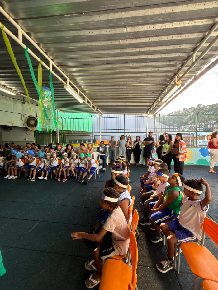 Projeto LEGO no CMEI Zilmar Alves de Melo, em Nova Palestina