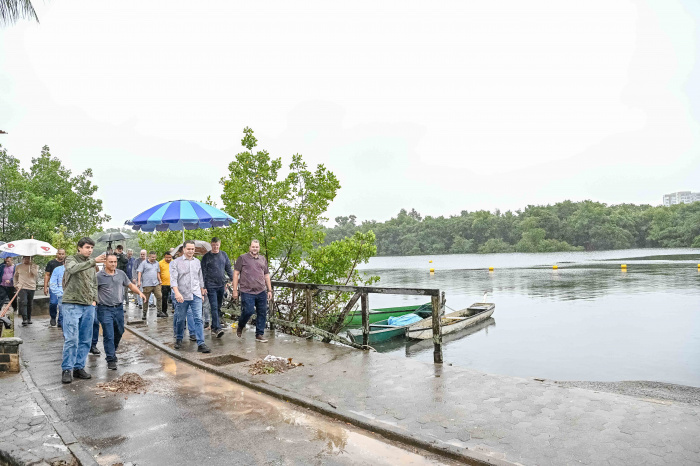 Visita nas Obras da Orla de Andorinhas
