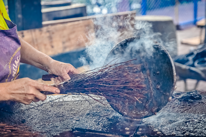 Processo de Queima da Panela de Barro