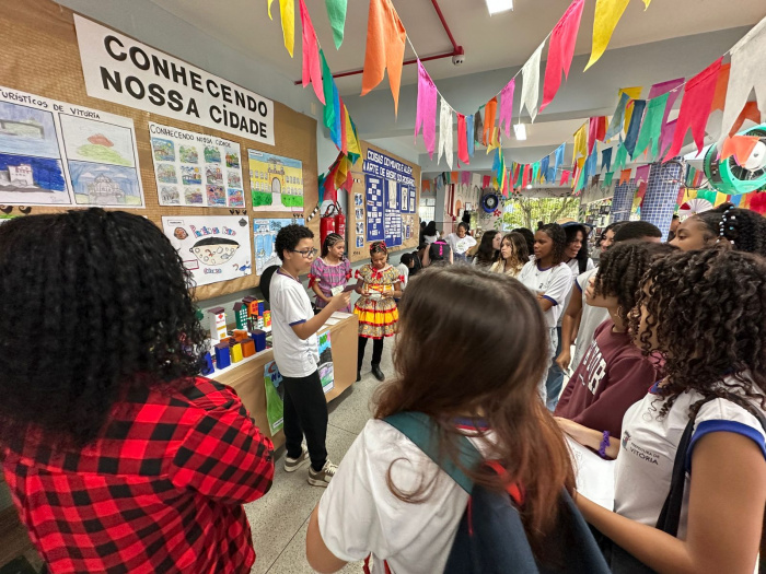 Culminância das eletivas na EMEF TI José Áureo Monjardim