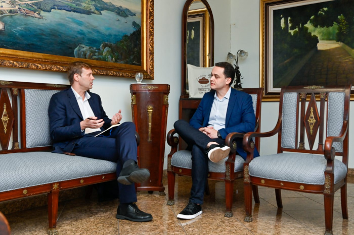 Visita do Cônsul-Geral da República Federal da Alemanha no Rio de Janeiro, Sr. Jan Freigang