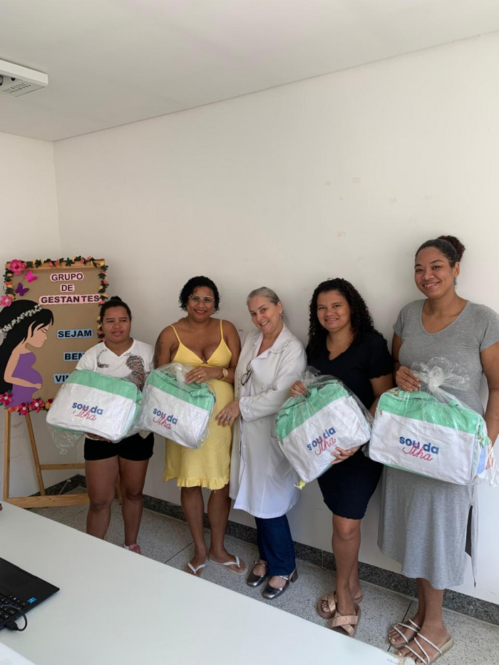 UBS Fonte Grande promove entrega do kit maternidade "Sou da Ilha
