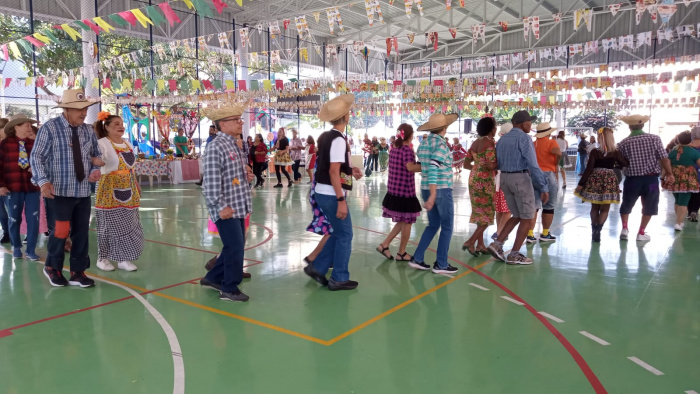 Arraiá do SOE da Unidade de Saúde de Jardim Camburi leva saúde e bem-estar para a comunidade