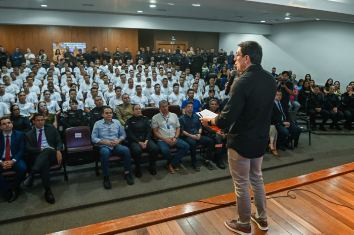 Aula inaugural do curso de novos guardas municipais