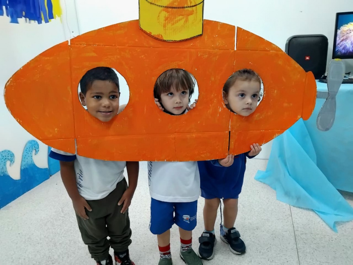 Projeto no CMEI Lizandre Carpanedo une arte e cultura capixaba com a vida marítima