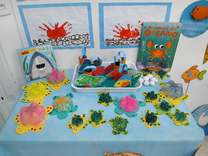 Projeto no CMEI Lizandre Carpanedo une arte e cultura capixaba com a vida marítima