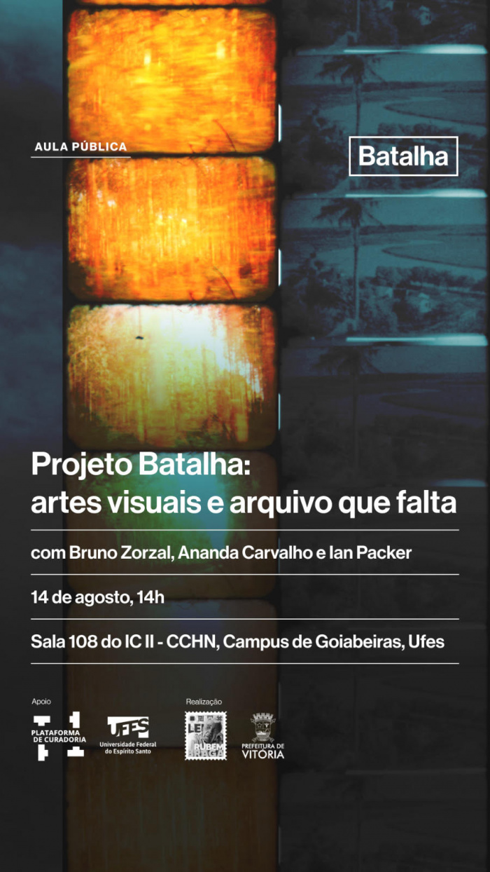 Aula pública recebe apoio do Projeto Cultural Rubem Braga.