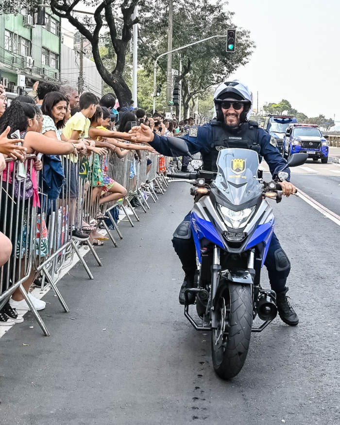 Desfile 7 de Setembro: Guarda de Vitória levará base móvel e alunos do Curso de Formação
