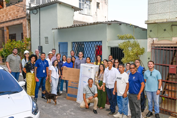 Entrega de melhorias habitacionais do projeto Casa Feliz e Segura, São Benedito